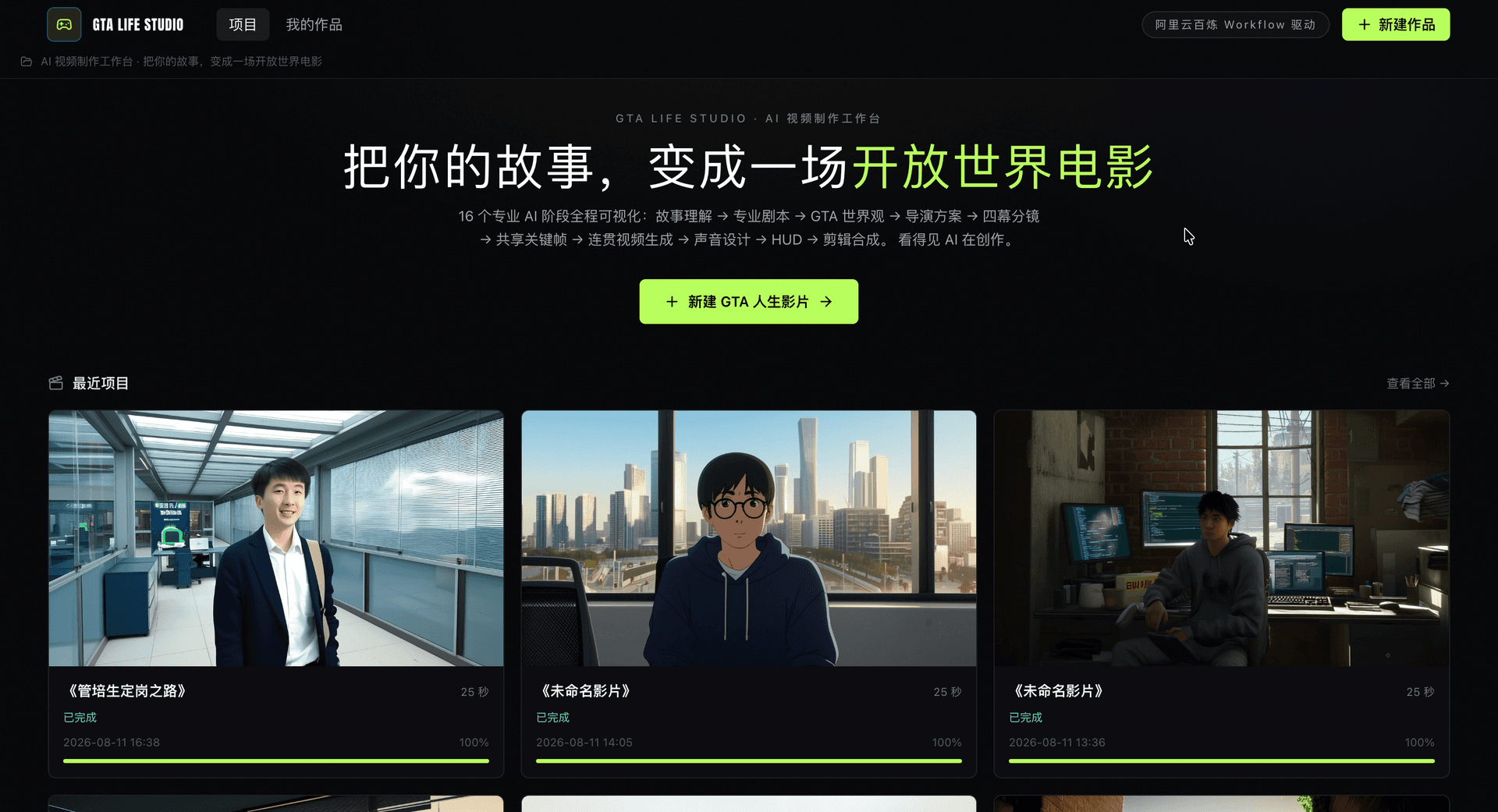 GTA Life Studio: Generative Video Workflow